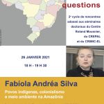 Fabíola Andréa Silva, « Povos Indígenas, colonialismo e meio ambiente na Amazônia »