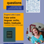 Conférence d'Ângela Leite Lopes : “Falar entre línguas: exílio, teatro, tradução”