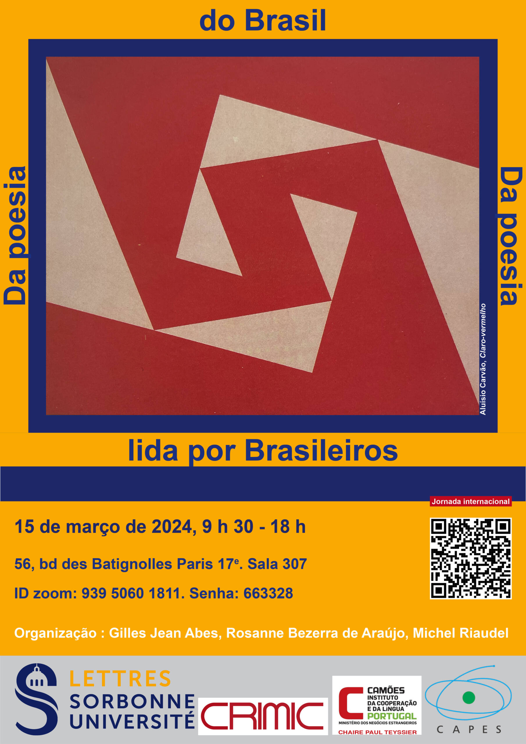 Poesia do Brasil, poesia lida por Brasileiros, jornada internacional