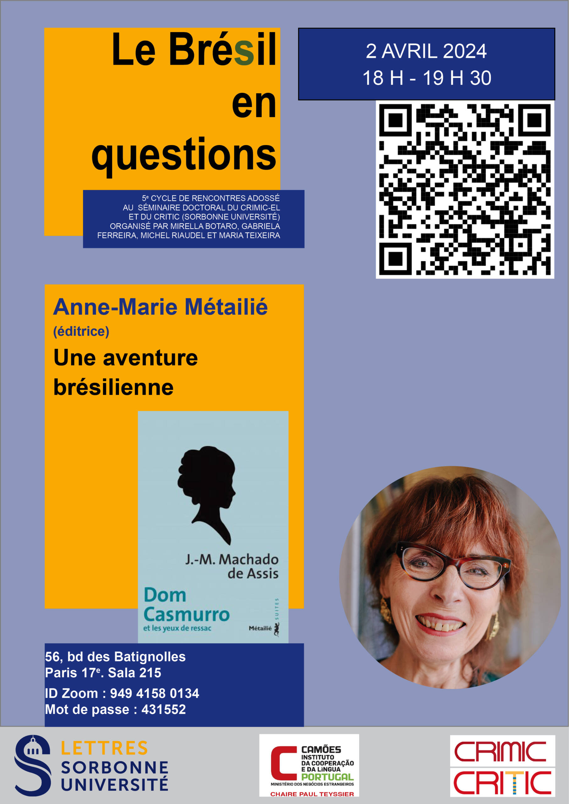 Le Brésil en Questions : rencontre avec l'éditrice Anne-Marie Métailié