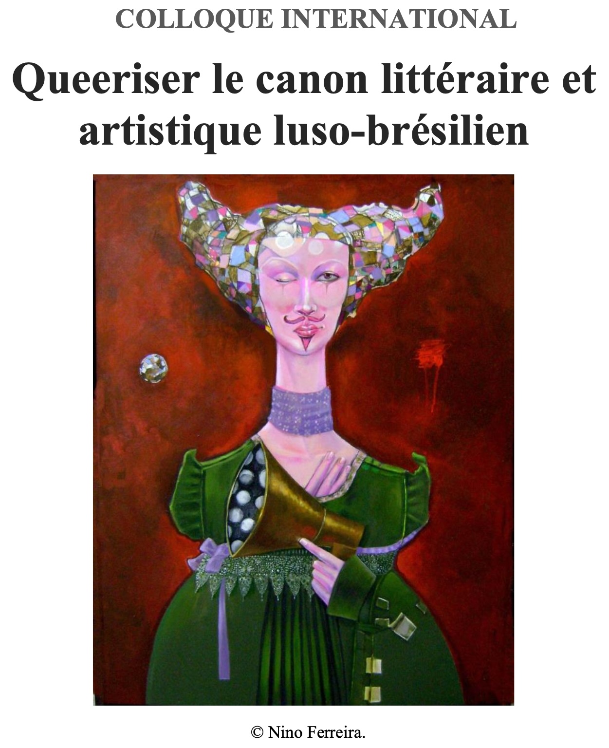 Colloque international Queeriser le canon littéraire et artistique luso-brésilien