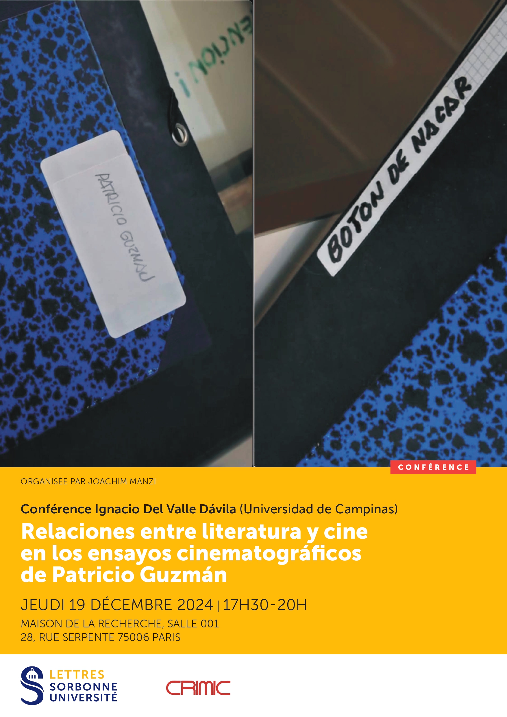 Relaciones entre literatura y cine en los ensayos cinematográficos de Patricio Guzmán