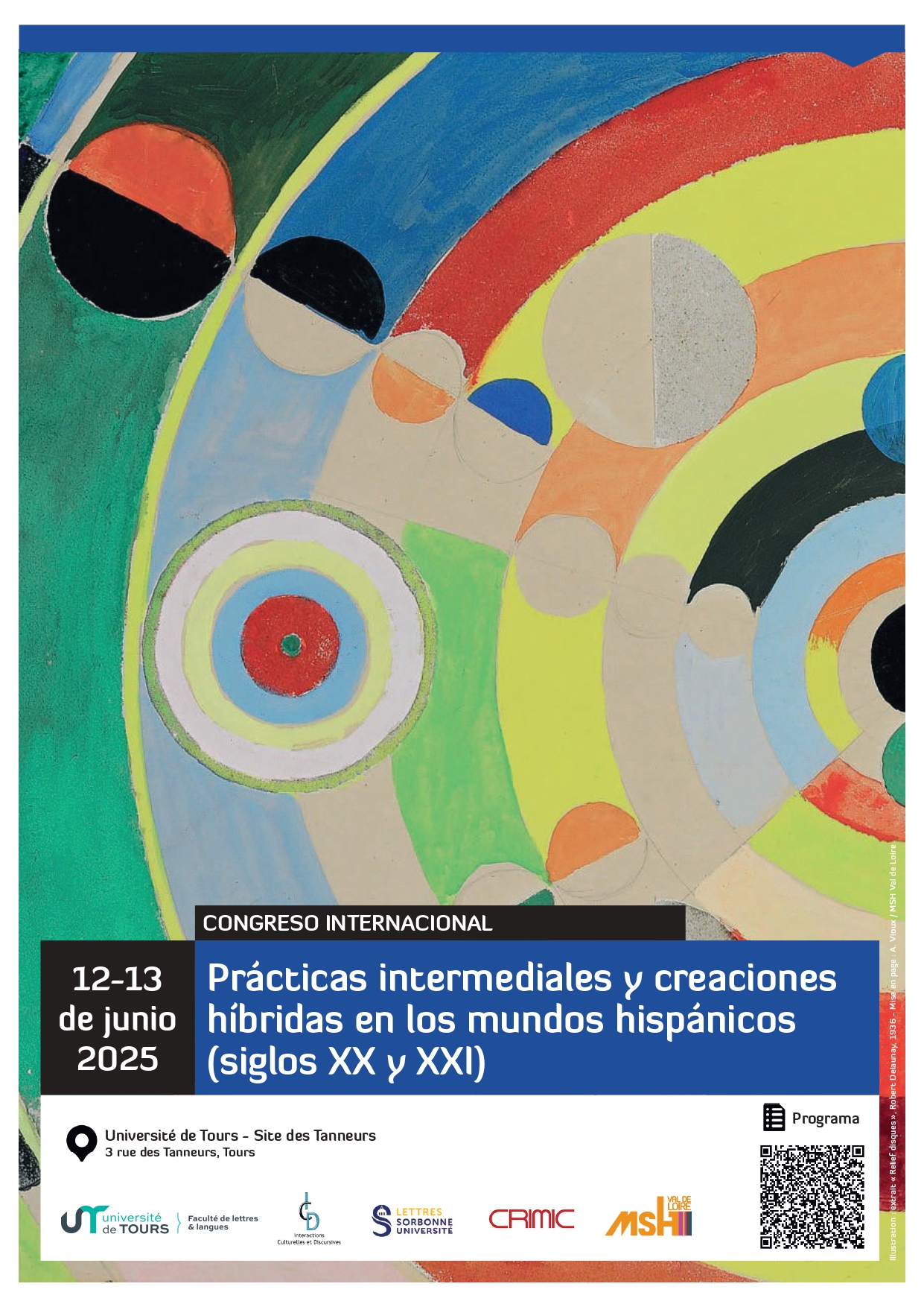 Colloque international Pratiques intermédiales et créations hybrides dans les mondes hispaniques (XXe et XXIe siècles) | Prácticas intermediales y creaciones híbridas en los mundos hispánicos (siglos XX y XXI)