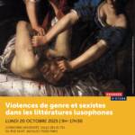 Journée d'étude Violences de genre et sexistes dans les littératures lusophones