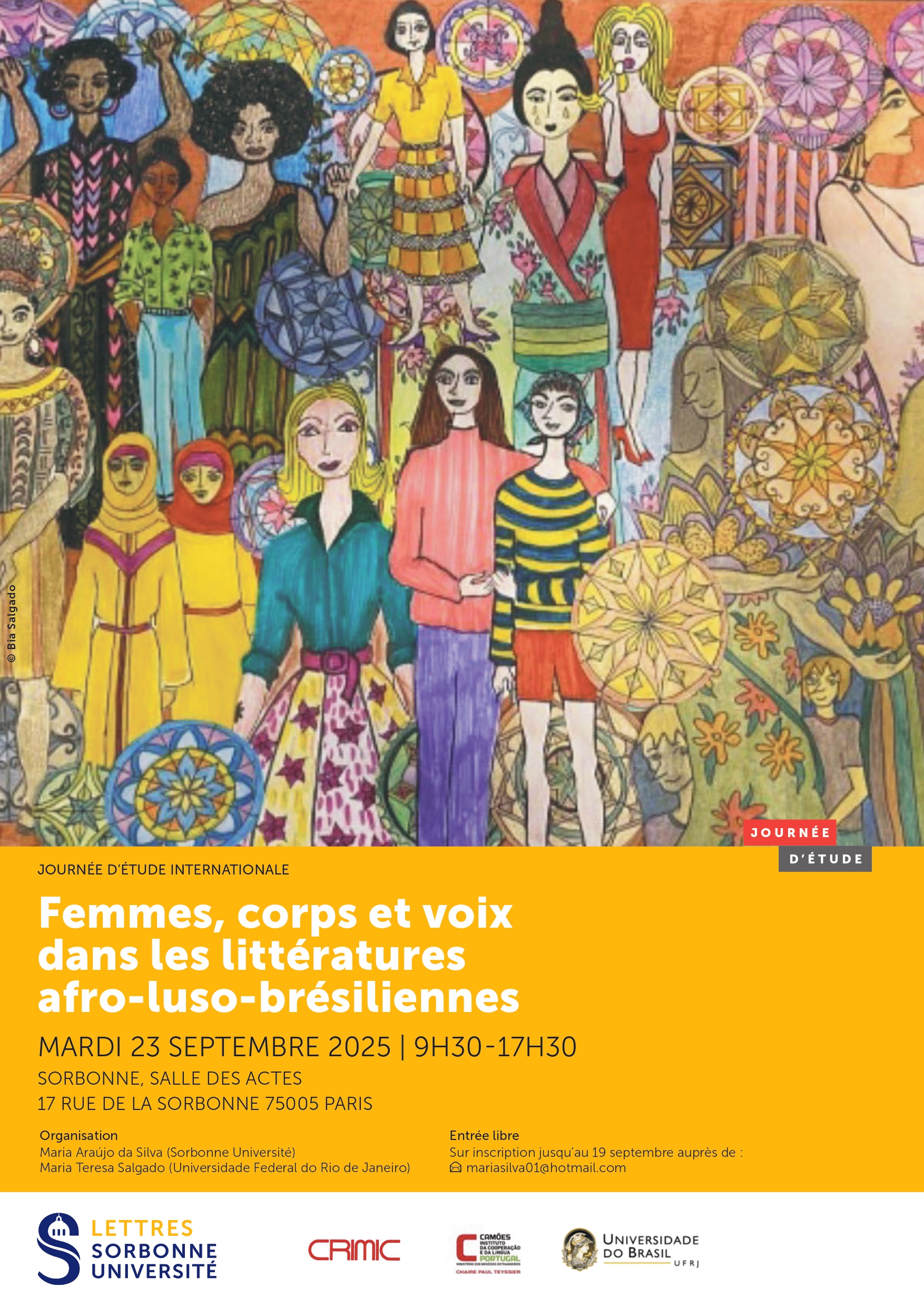Journée d'étude Femmes, corps et voix dans les littératures afro-luso-brésiliennes