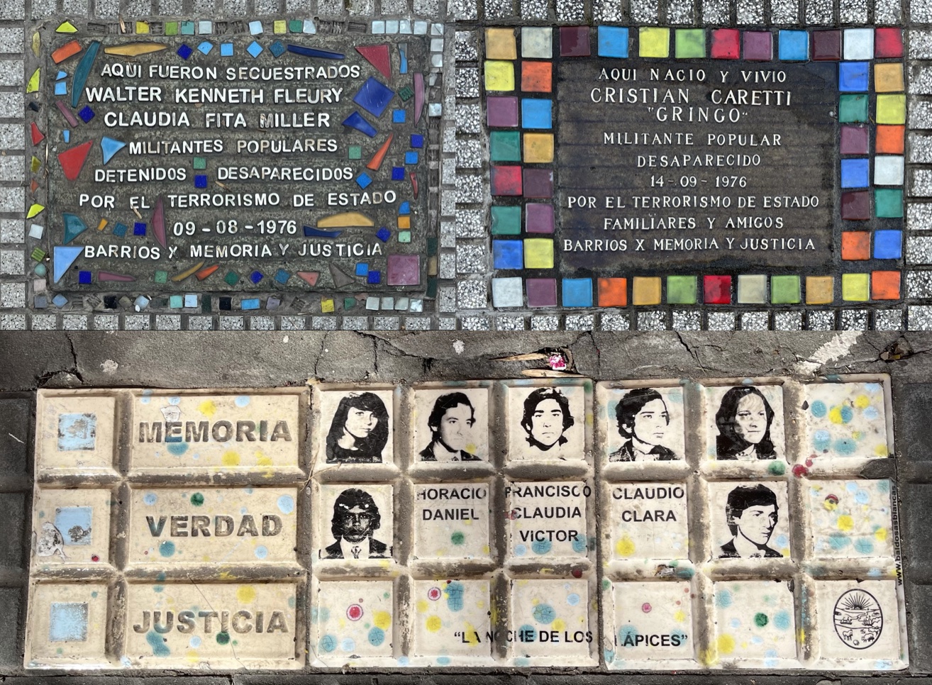 Soutenance de thèse : Aurélia Gafsi "Dalles, mémoire et espace public. Les traces mémorielles de la dernière dictature civilo-militaire argentine à Buenos Aires et La Plata pendant les gouvernements Kirchner et Macri (2003-2019)" 