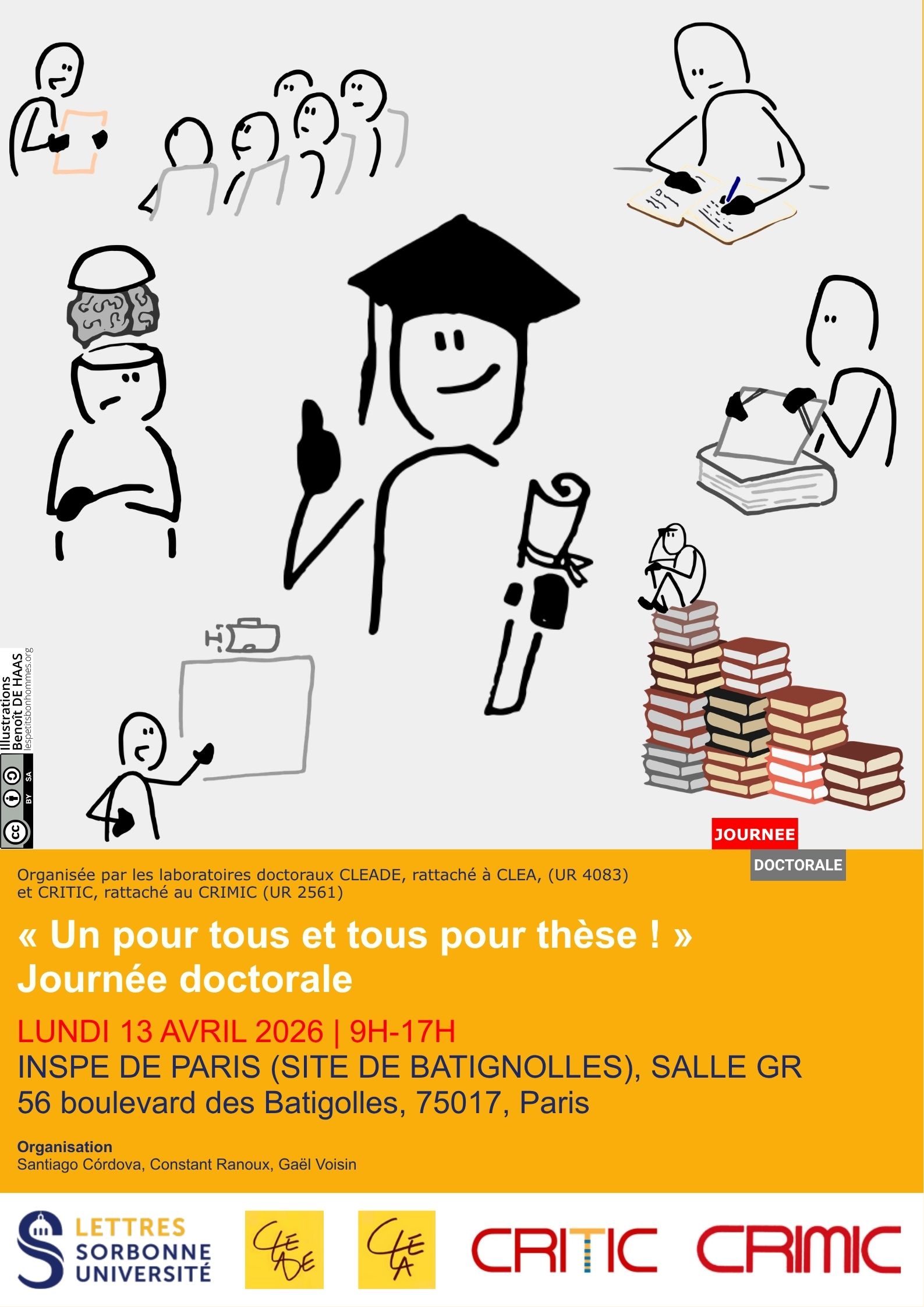 Journée doctorale : "Un pour tous et tous pour thèse !"